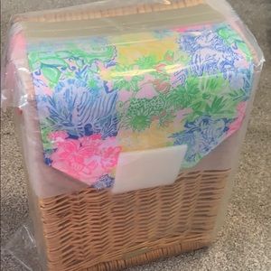 Lilly Pulitzer picnic basket